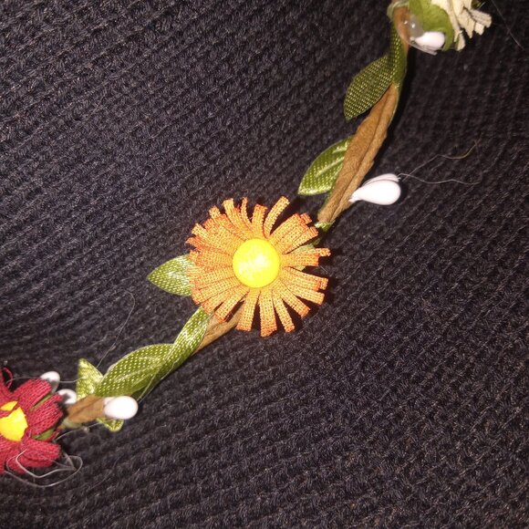 Trendy WITCH HAT with HANDMADE Hat Band  OOAK - Picture 5 of 5